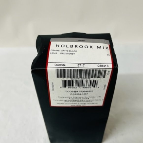 Oakley Holbrook Mix Prizm Grey Lens & Matte Black Frame OO9384-1857, Size Large - Picture 6 of 8